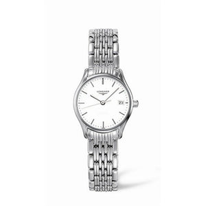 Longines Lyre Classico 25mm White Dial Silver Stainless Steel Watch for Women - L4.259.4.12.6 Buy Now By Longines