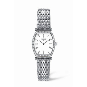 Longines La Grande Classique de Longines Tonneau 22 Diamond Watch for Women - L4.288.0.11.6 Buy Now By Longines