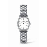Longines La Grande Classique de Longines Tonneau 22 Diamond Watch for Women - L4.288.0.11.6 Buy Now By Longines