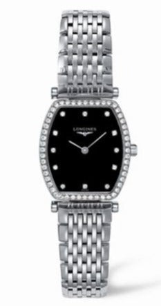 Longines La Grande Classique de Longines Black Dial Silver Mesh Bracelet Watch for Women - L4.288.0.58.6 Buy Now By Longines