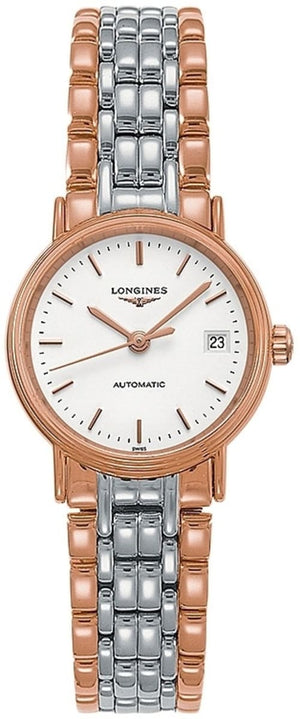 Longines Presence 30mm Automatic Two Tone Watch for Women - L4.321.1.12.7 Buy Now By Longines