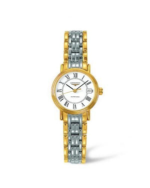 Longines Presence 25.5mm Automatic White Dial Two Tone Steel Strap Watch for Women - L4.321.2.11.7 Buy Now By Longines