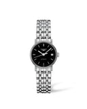 Longines Presence 25.5mm Automatic Black Dial Silver Steel Strap Watch for Women - L4.321.4.52.6 Buy Now By Longines