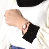 Marc Jacobs Henry Rose Gold Dial Rose Gold Steel Strap Watch for Women - MBM3278 Buy Now By Marc Jacobs