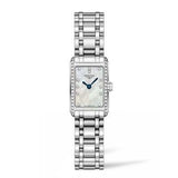 Longines Dolcevita Diamonds Mother of Pearl Dial Silver Steel Strap Watch for Women - L5.258.0.87.6 Buy Now By Longines