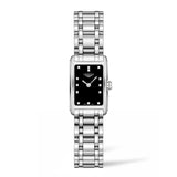 Longines Dolcevita Black Dial Silver Steel Strap Watch for Women - L5.258.4.57.6 Buy Now By Longines