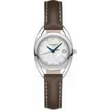 Longines Equestrian Mother of Pearl Dial Brown Leather Strap Watch for Women - L6.136.4.87.2 Buy Now By Longines