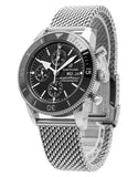 Breitling Superocean Heritage Chronograph 44 Black Dial Silver Mesh Bracelet Watch for Men - A13313121B1A1 Buy Now By Breitling