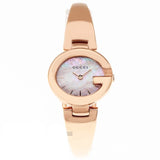 Gucci Guccisima Quartz Mother of Pearl White Dial Rose Gold Steel Strap Watch for Women - YA134512 Buy Now By Gucci