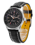 Breitling Automatic 41mm Black Dial Black Leather Strap Watch for Men - A17326241B1P1 Buy Now By Breitling