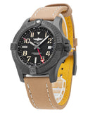 Breitling Avenger Automatic GMT 45 Black Dial Brown Nylon Strap Watch for Men - V32395101B1X1 Buy Now By Breitling