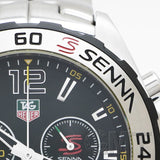 Tag Heuer Formula 1 Senna Limited Edition Chronograph Black Dial Silver Steel Strap Watch for Men - CAZ1013.BA0883 Buy Now By Tag Heuer