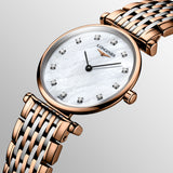 Longines La Grande Classique De Longines Diamonds Mother of Pearl Dial Two Tone Mesh Bracelet Watch for Women - L4.209.1.97.7 Buy Now By Longines