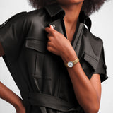 Longines La Grande Classique De Longines White Dial Gold Steel Strap Watch for Women - L4.209.2.11.8 Buy Now By Longines