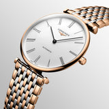 Longines La Grande Classique De Longines White Dial Two Tone Mesh Bracelet Watch for Women - L4.209.1.91.7 Buy Now By Longines