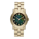 Marc Jacobs Amy Green Dial Gold Steel Strap Watch for Women - MBM8609 Buy Now By Marc Jacobs