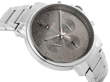 Tommy Hilfiger Chronograph Grey Dial Silver Steel Strap Watch for Men - 1710382 Buy Now By Tommy Hilfiger