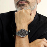 Tommy Hilfiger Henry Chronograph Grey Dial Grey Steel Strap Watch For Men - 1710479 Buy Now By Tommy Hilfiger