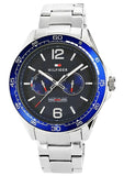 Tommy Hilfiger Erik Chronograph Blue Dial Silver Steel Strap Watch for Men - 1791366 Buy Now By Tommy Hilfiger