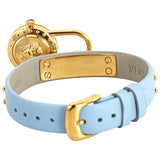 Versace Medusa Lock Icon Quartz White Dial Blue Leather Strap Watch for Women - VEDW00419 Buy Now By Versace