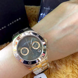 Marc Jacobs Blade Chronograph Brown Dial Rose Gold Steel Strap Watch for Women - MBM3308 Buy Now By Marc Jacobs