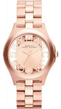 Marc Jacobs Henry Rose Gold Dial Rose Gold Steel Strap Watch for Women - MBM3293 Buy Now By Marc Jacobs