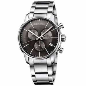 Calvin Klein City Chronograph Black Dial Silver Steel Strap Watch for Men - K2G27143 Buy Now By Calvin Klein