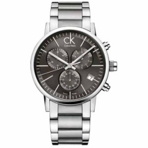 Calvin Klein Post Minimal Chronograph Black Dial Silver Steel Strap Watch for Men - K7627161 Buy Now By Calvin Klein