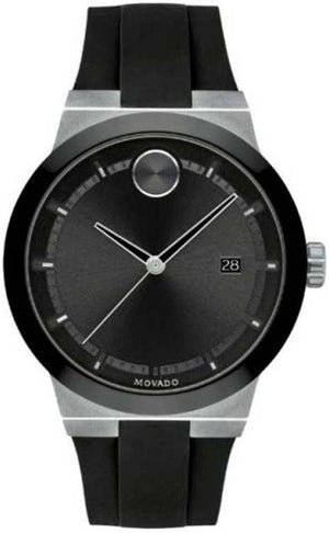 Movado Bold Fusion Black Dial Black Silicone Strap Watch for Men - 3600624 Buy Now By Movado