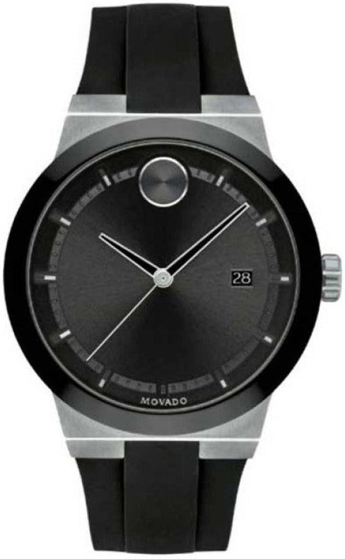 Movado Bold Fusion Black Dial Black Silicone Strap Watch for Men - 3600624 Buy Now By Movado