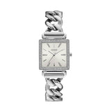 Guess Vanity Diamonds White Dial Silver Steel Strap Watch for Women - W1030L1 Buy Now By Guess