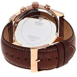 Guess Persuit Chronograph Blue Dial Brown Leather Strap Watch for Men - W0500G1 Buy Now By Guess