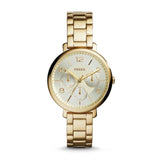 Fossil Jacqueline Rose Gold Dial Rose Gold Steel Strap Watch for Women - ES3667 Buy Now By Fossil