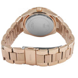 Guess Viva Diamonds White Dial Rose Gold Steel Strap Watch for Women - W0111L3 Buy Now By Guess