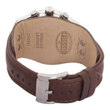 Fossil Coachman Chronograph Black Dial Brown Leather Strap Watch for Men - CH2891 Buy Now By Fossil