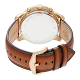 Fossil Grant Sport Chronograph Blue Dial Brown Leather Strap Watch for Men - FS5268 Buy Now By Fossil