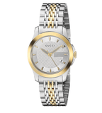 Gucci G Timeless Silver Dial Two Tone Steel Strap Watch For Women - YA126511 Buy Now By Gucci