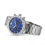 Emporio Armani Mario Chronograph Blue Dial Silver Steel Strap Watch For Men - AR11306 Buy Now By Emporio Armani