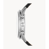 Fossil Townsman Multifunction Black Dial Black Leather Strap Watch for Men - FS5396 Buy Now By Fossil