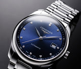 Longines Master Collection Automatic 40mm Blue Dial Silver Steel Strap Watch for Men - L2.793.4.97.6 Buy Now By Longines