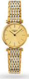 Longines La Grande Classique Quartz Gold Dial Two Tone Mesh Bracelet Watch for Women - L4.209.2.32.7 Buy Now By Longines