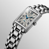 Longines Dolcevita Diamonds Silver Dial Silver Steel Strap Watch for Women - L5.258.0.71.6 Buy Now By Longines