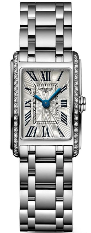 Longines Dolcevita Diamonds Silver Dial Silver Steel Strap Watch for Women - L5.258.0.71.6 Buy Now By Longines