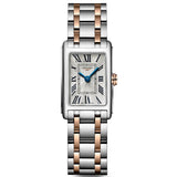 Longines Dolcevita 18K Gold Silver Dial Two Tone Steel Strap Watch for Women - L5.258.5.71.7 Buy Now By Longines