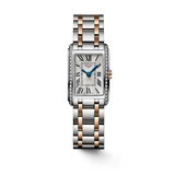 Longines Dolcevita Diamonds White Dial Two Tone Steel Strap Watch for Women - L5.258.5.79.7 Buy Now By Longines