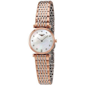 Longines La Grande Classique De Longines Diamonds Mother of Pearl Dial Two Tone Mesh Bracelet Watch for Women - L4.209.1.97.7 Buy Now By Longines