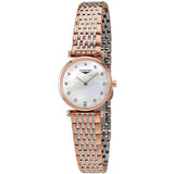 Longines La Grande Classique De Longines Diamonds Mother of Pearl Dial Two Tone Mesh Bracelet Watch for Women - L4.209.1.97.7 Buy Now By Longines