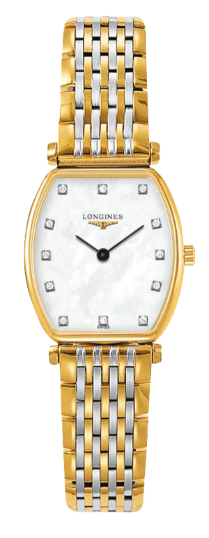 Longines La Grande Classique White Dial Two Tone Mesh Bracelet Watch for Women - L4.205.2.87.7 Buy Now By Longines