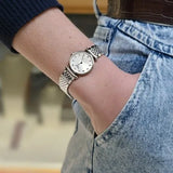 Longines La Grande Classique Diamonds White Dial Silver Steel Strap Watch for Women - L4.209.4.87.6 Buy Now By Longines