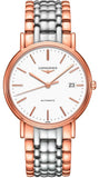 Longines Presence 38.5mm Automatic White Dial Two Tone Steel Strap Watch for Men - L4.921.1.12.7 Buy Now By Longines